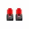 Milwaukee® 48-11-2411 12V Li-Ion M12 Battery 1.5Ah Compact 2Pk -Power Tool Batteries Shop 30843334