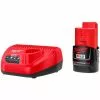 Milwaukee® 48-59-2420 M12 12-Volt Lithium-Ion Compact Battery Pack 2.0Ah & Charger Starter Kit -Power Tool Batteries Shop 32248896