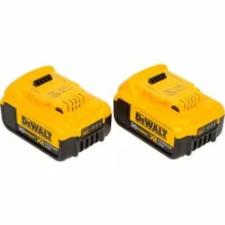 DeWALT® DCB204-2 20V Li-Ion 20V MAX Battery 4Ah Extended Capacity 2Pk