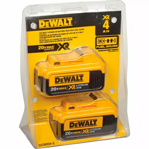 DeWALT® DCB204-2 20V Li-Ion 20V MAX Battery 4Ah Extended Capacity 2Pk 4 DeWALT® DCB204-2 20V Li-Ion 20V MAX Battery 4Ah Extended Capacity 2Pk - Image 2