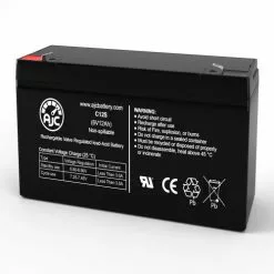 AJC Battery AJC® Roper 863 Lawn and Garden Replacement Battery 12Ah, 6V, F1