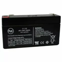 AJC Battery AJC® Universal Power Group UB613 6V 1.3Ah Lawn and Garden Battery