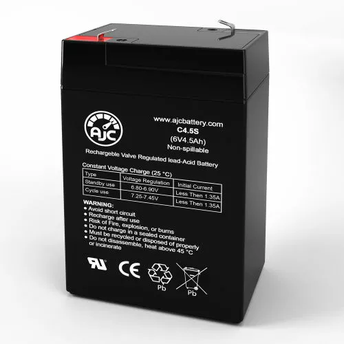 AJC Battery AJC® Toro 9-40 Lawn and Garden Replacement Battery 4.5Ah, 6V, F1 3 AJC Battery AJC® Toro 9-40 Lawn and Garden Replacement Battery 4.5Ah, 6V, F1