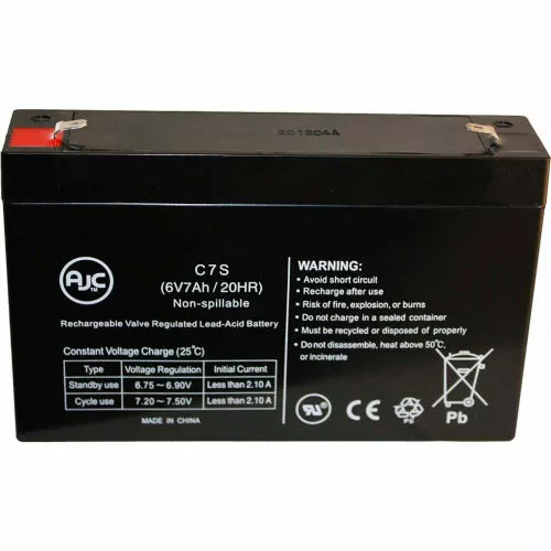 AJC Battery AJC® Universal Power Group UB670 6V 7Ah Lawn and Garden Battery 3 AJC Battery AJC® Universal Power Group UB670 6V 7Ah Lawn and Garden Battery