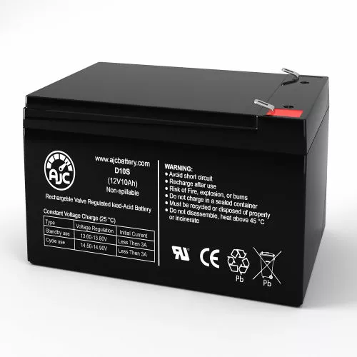 AJC Battery AJC® Gilson 11E Lawn and Garden Replacement Battery 10Ah, 12V, F2 3 AJC Battery AJC® Gilson 11E Lawn and Garden Replacement Battery 10Ah, 12V, F2