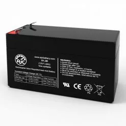 AJC Battery AJC® Roper 532048221 Lawn and Garden Replacement Battery 1.3Ah, 12V, F1