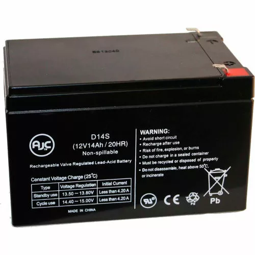 AJC Battery AJC® Yard Man Beetle 12V 14Ah Lawn and Garden Battery 3 AJC Battery AJC® Yard Man Beetle 12V 14Ah Lawn and Garden Battery