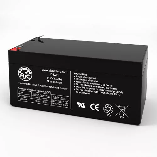 AJC Battery AJC® Simplicity 5216G Lawn and Garden Replacement Battery 3.2Ah, 12V, F1 3 AJC Battery AJC® Simplicity 5216G Lawn and Garden Replacement Battery 3.2Ah, 12V, F1