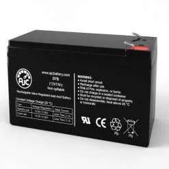 AJC Battery AJC® Scotts S2546 Lawn and Garden Replacement Battery 7Ah, 12V, F1