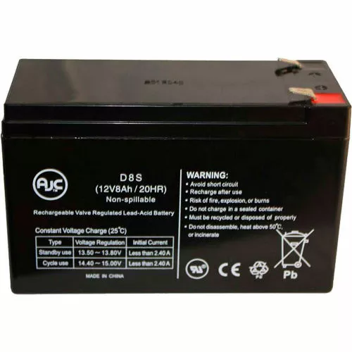 AJC Battery AJC® Power Equipment 46 12V 8Ah Lawn and Garden Battery 3 AJC Battery AJC® Power Equipment 46 12V 8Ah Lawn and Garden Battery