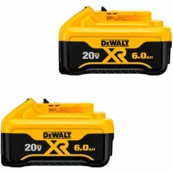 DeWALT® DCB206-2 20V MAX 6.0Ah Li-Ion Battery (2-Pack)