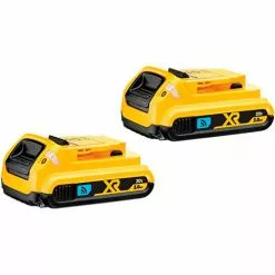 Dewalt® 20V MAX Compact XR Lithium Ion Battery Pack with Bluetooth (2 pack)