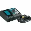 Makita® LXT® Compact Power Tool Battery & Rapid Charger Starter Pk, 2.0Ah, Li-Ion, 18V 1 Makita® LXT® Compact Power Tool Battery & Rapid Charger Starter Pk, 2.0Ah, Li-Ion, 18V -Power Tool Batteries Shop MKI BL1820BDC1