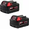 Milwaukee® 48-11-1852 18V Li-Ion M18 Battery 5Ah Extended Capacity 2Pk -Power Tool Batteries Shop MLW 48 11 1852