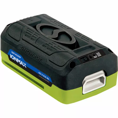 Snow Joe® + Sun Joe iONMAX iBAT40XRP EcoSharp Pro Lithium-Ion Battery, 40 Volt, 6 Amp Hours 8 Snow Joe® + Sun Joe iONMAX iBAT40XRP EcoSharp Pro Lithium-Ion Battery, 40 Volt, 6 Amp Hours - Image 6